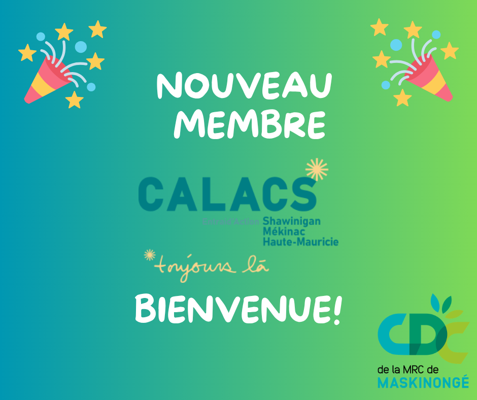 Nouveau membre CALACS Entraid'action